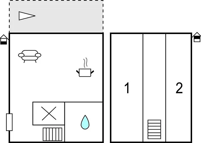 Сasa de vacaciones Amazing In With Kitchen Stepnica